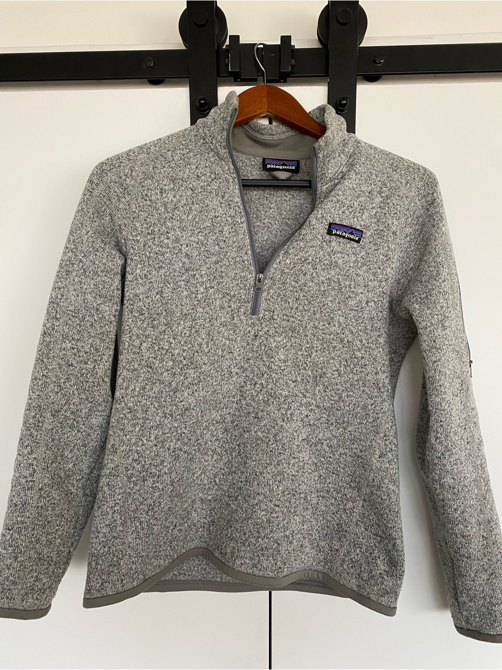 Patagonia Women’s Gray Half-Zip Sweater